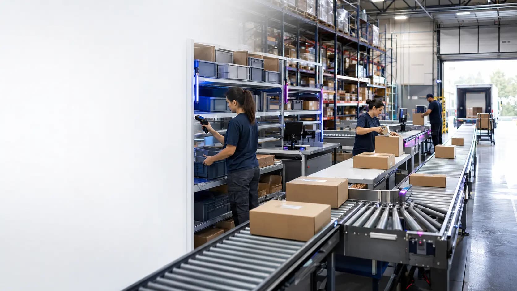 DISTRIBUTION & E-COMMERCE — Unify every order. Keep the promise through to the customer.