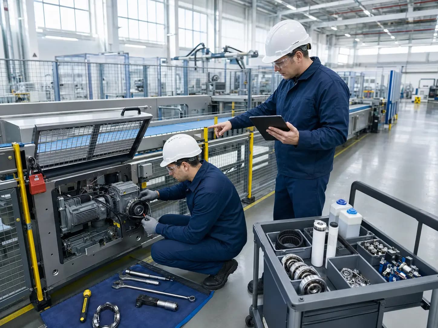 Internal industrial maintenance