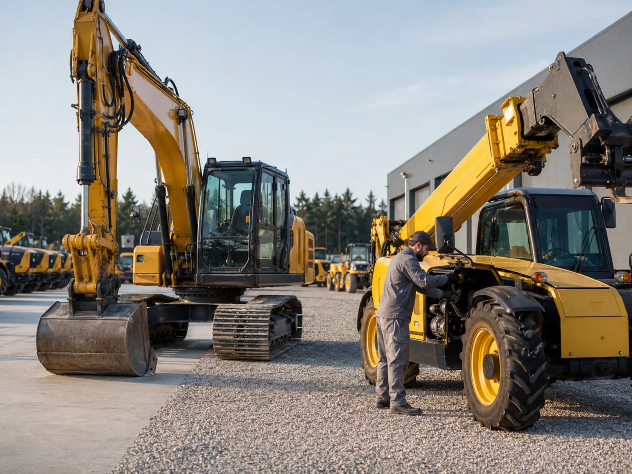 Heavy-equipment fleet