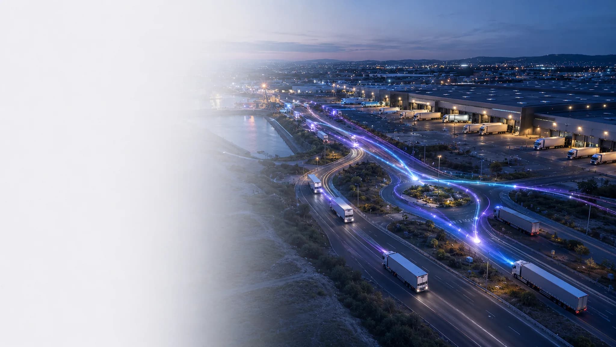 Réseau de transport piloté par CANDOR TMS
